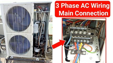 wiring three phase air conditioning 